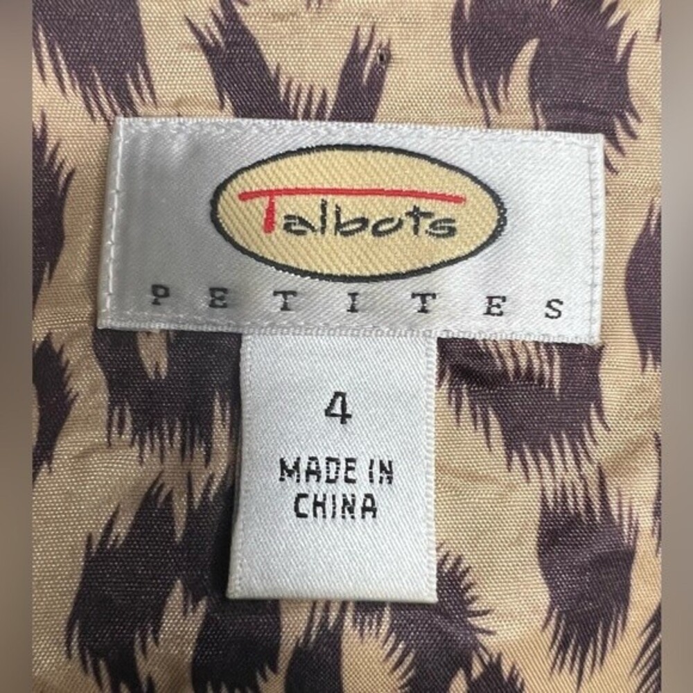 TALBOTS Petite Black Sleeveless Sheath Dress Size 4 - Picture 3 of 10